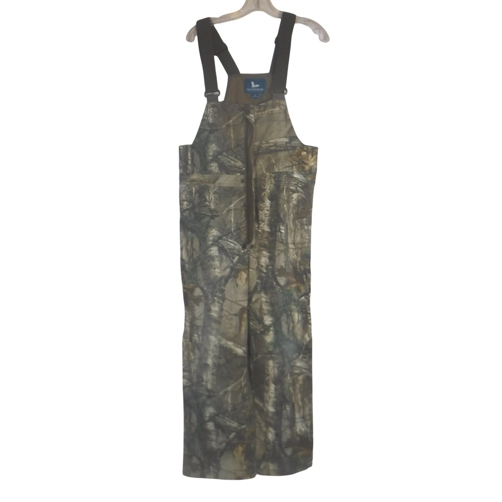 Field & Stream Youth XL Realtree Camo Insulated Hunting Bibs Overalls